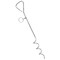 Orrville PDQ Boss Pet Silver Steel Dog Tie Out Stake Large A01312 - alternate 3